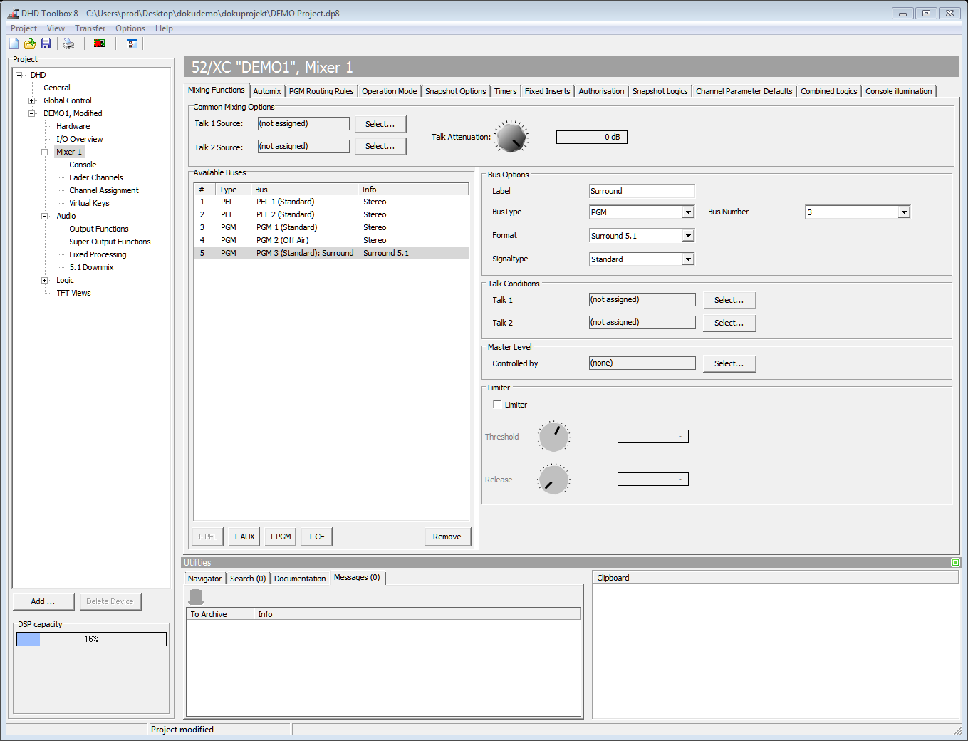 Tb8 Surround Configuration Support