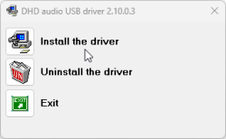 USB Driver installer - Step 2