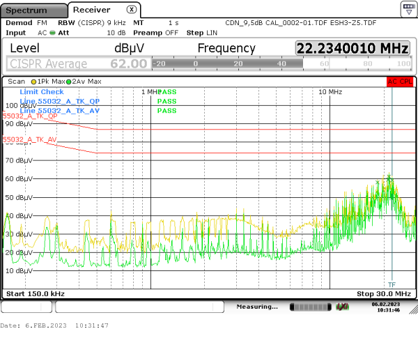 conducted emission 150kHz-30MHz