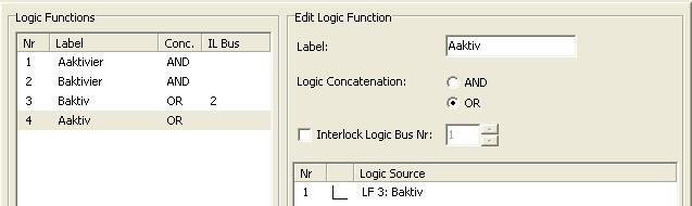 //Interlock Example 4: Changing the status using two keys, logic function 4.//